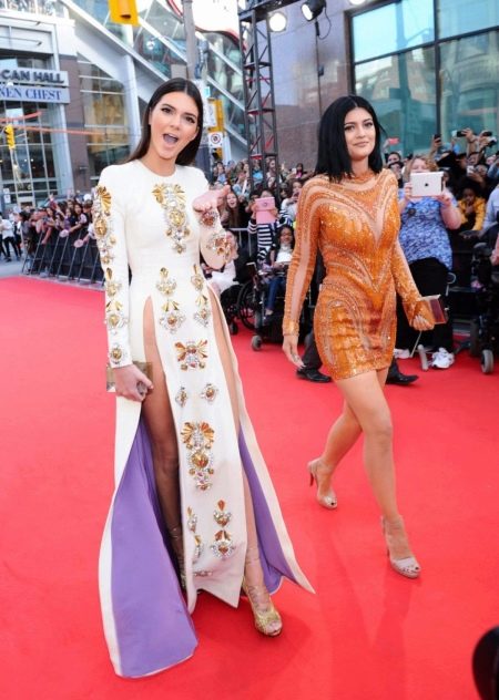 Kendal Jenner Slit Gown
