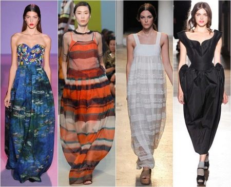 Ballon evening dresses