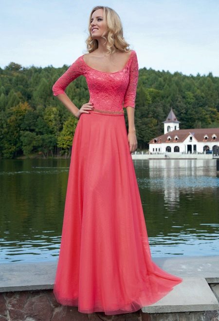 Evening dress by Oksana mucha with a lace corset