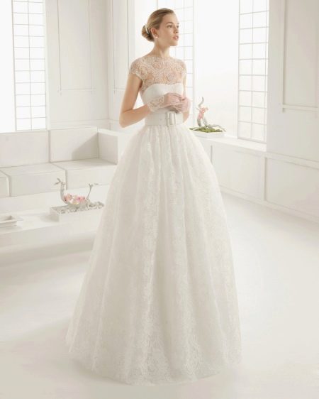 Rosa Clara wedding dress with lace top