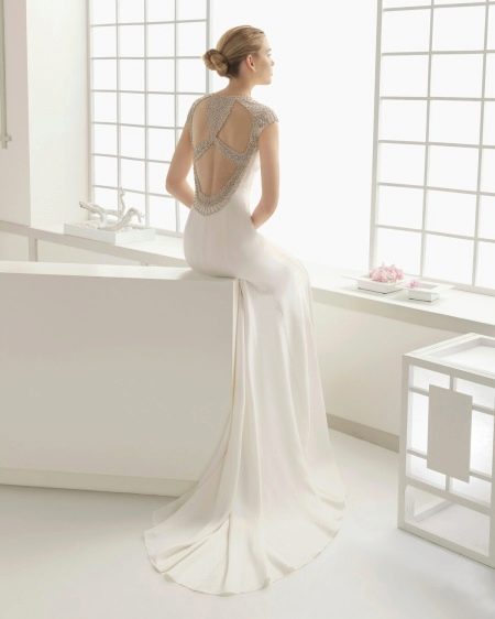 2016 open back wedding dress