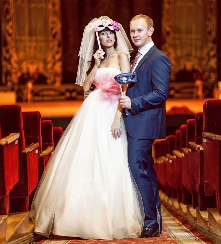 Wedding suit for the bride's dress