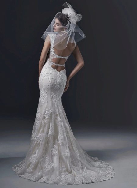 Backless Mermaid Wedding Dress 2016 by Maggi Sotero