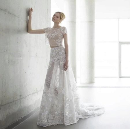 Wedding transparent outfit