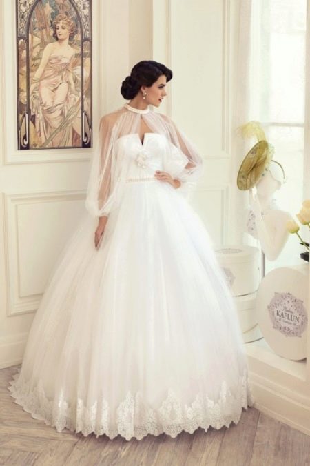 Lush wedding dress from the Tatiana Kaplun collection Burnt with luxury