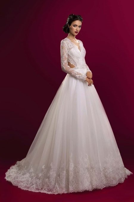 Lush wedding dress from the Aristocrat collection with cutouts