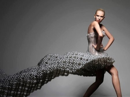 High-Low Balloon Evening Dress