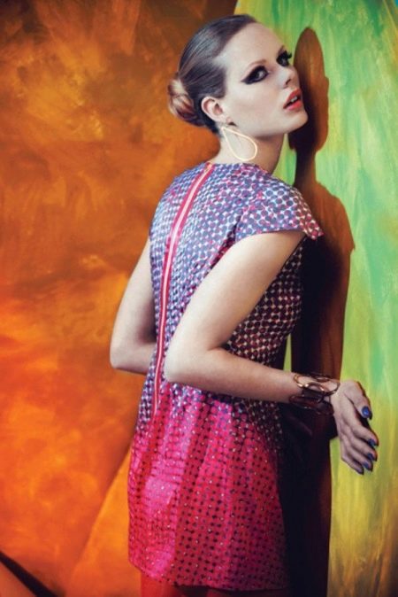 Rainbow Winters color changing gown