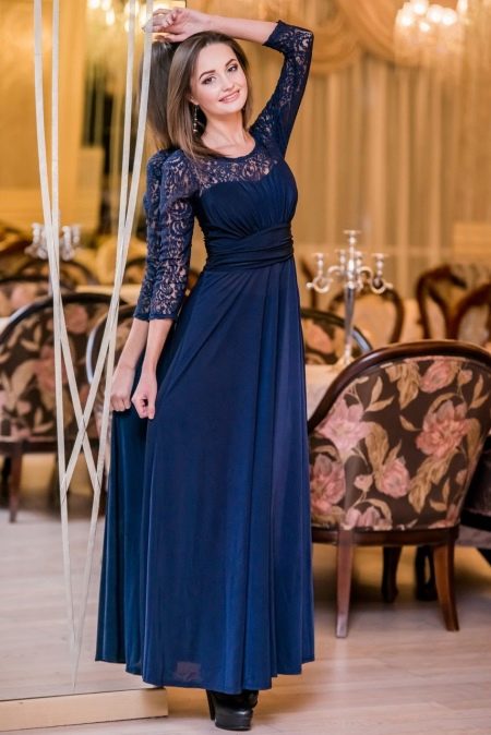 Evening dress size 50 with lace