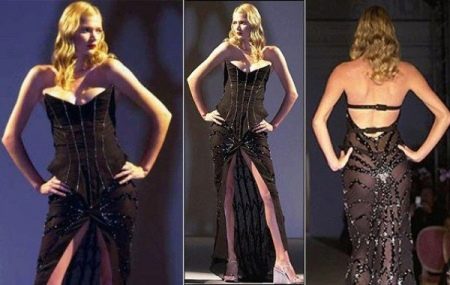 Black wedding dress from Maria Grakhfogel