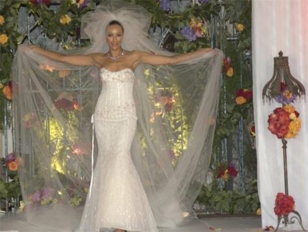 Wedding dress by Rene Strauss