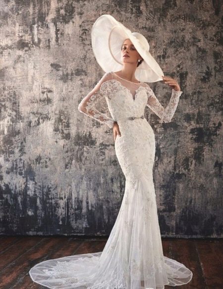 Robe de mariée à manches