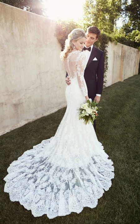 優雅的蕾絲婚紗