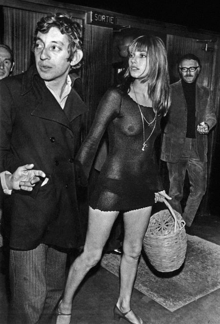 Jane Birkin's Candid Mini Dress