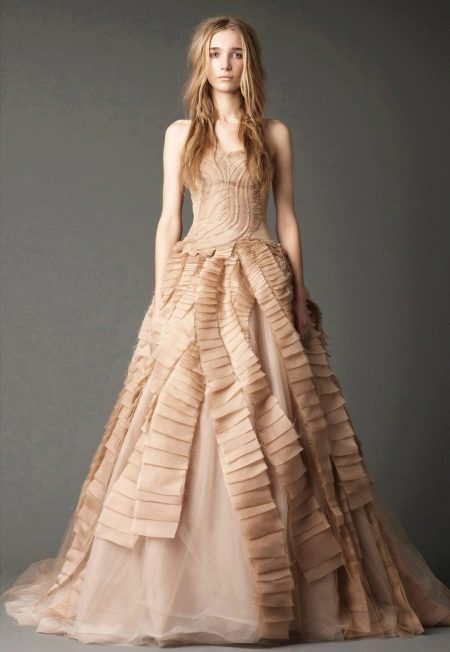 Wedding dress by Vera Wong from the 2012 a-line collection