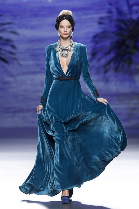 Blue emerald dress