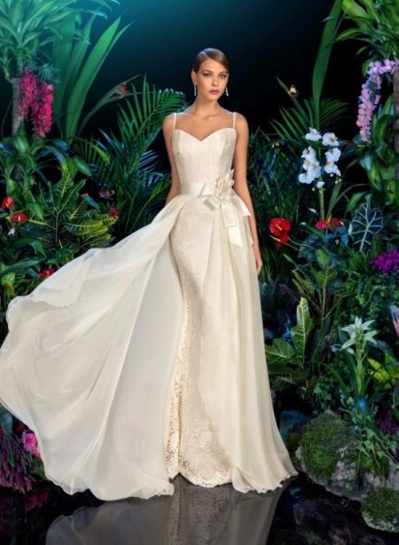 Wedding dress from the Moon Light collection by Kookla with straps