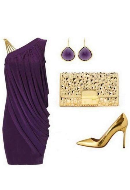 Eggplant Dress Accessories