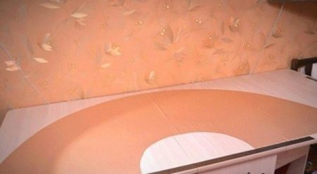 Tailored half-sun skirt