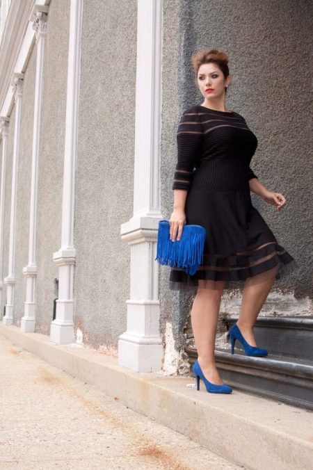 Black dress for a fat woman