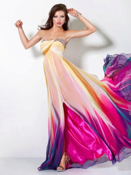 Long colored dress