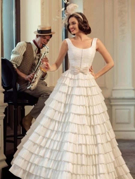 Vintage New Bow Style Wedding Dress