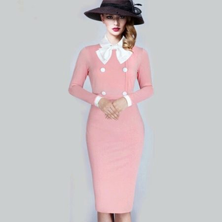 Pink elegant dress