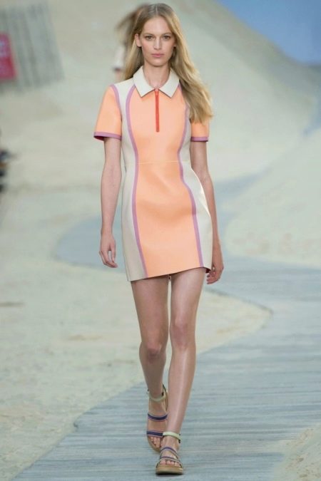 Peach sports dress
