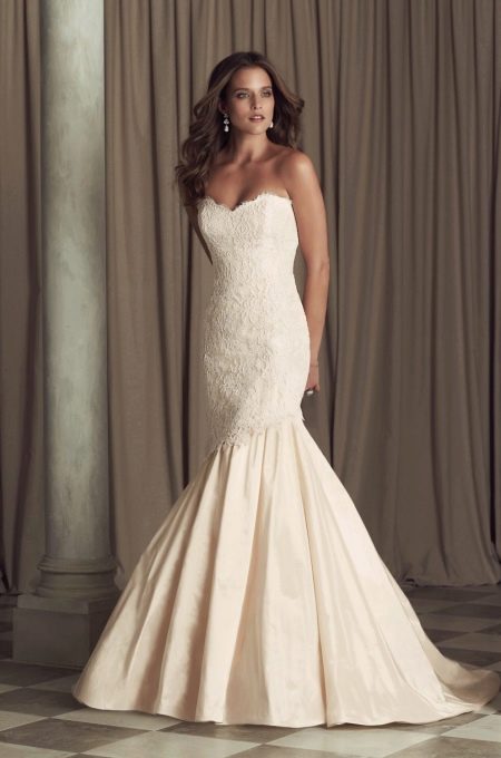 Cream brulee dress