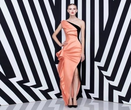 Dress pink and black
