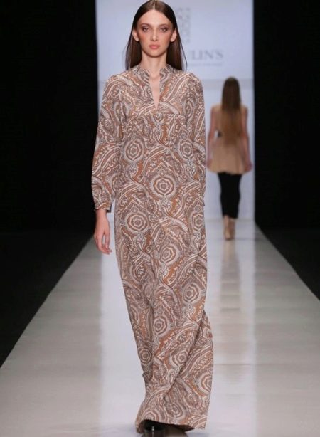 Long dress-tunic floor for pregnant women