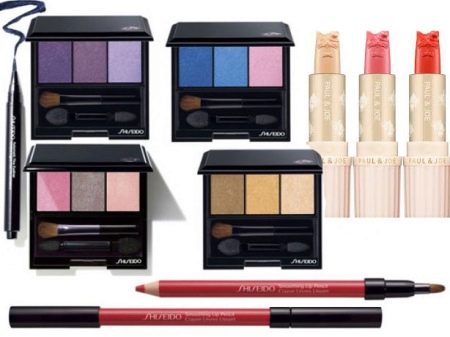 Suitable color palette of decorative cosmetics for girls with Spring color type