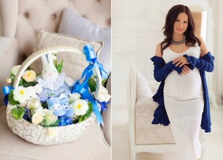 Photo session for a pregnant woman