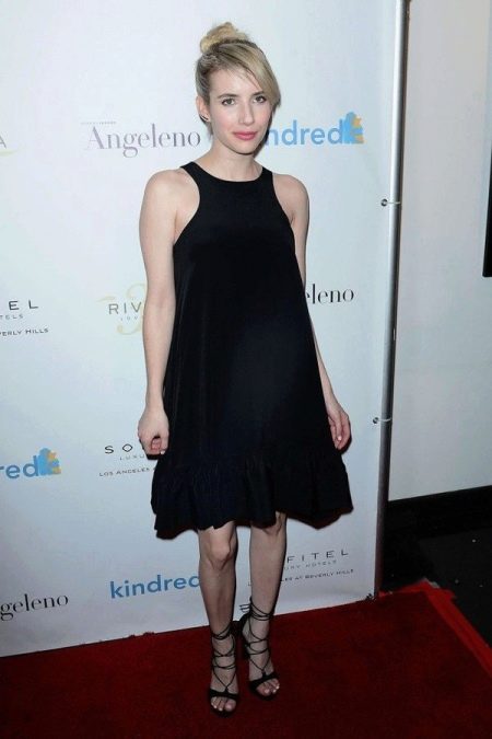 Fitted flounce dress
