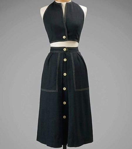 Claire McCardell Denim Wrap Dress