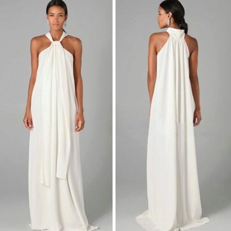 A-line long dress