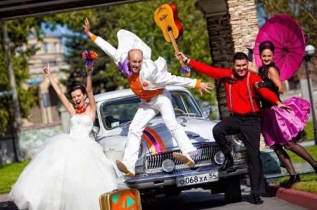 Stylish wedding