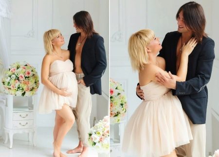 Short Sleeveless Maternity Dress