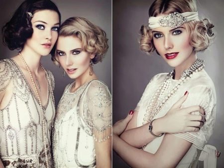 Hairstyle for a Gatsby style dress