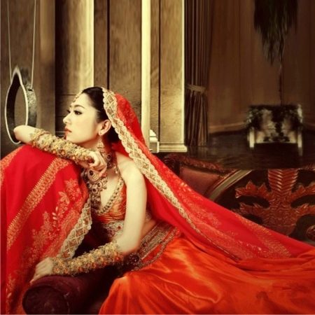 Woman in sari