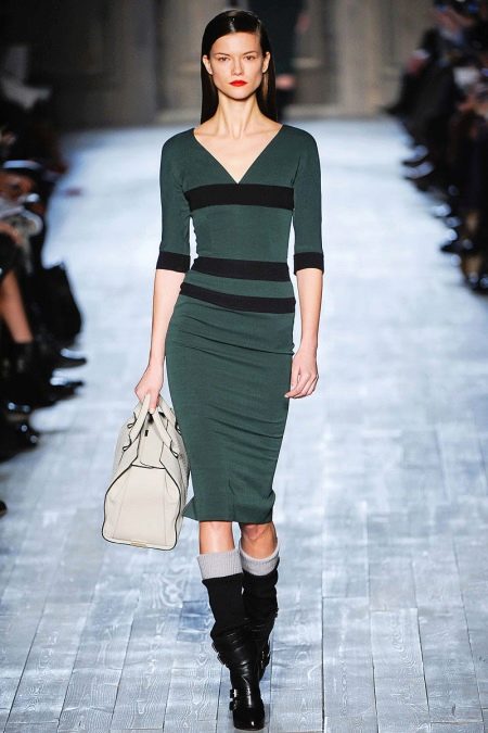 Knitted midi dress