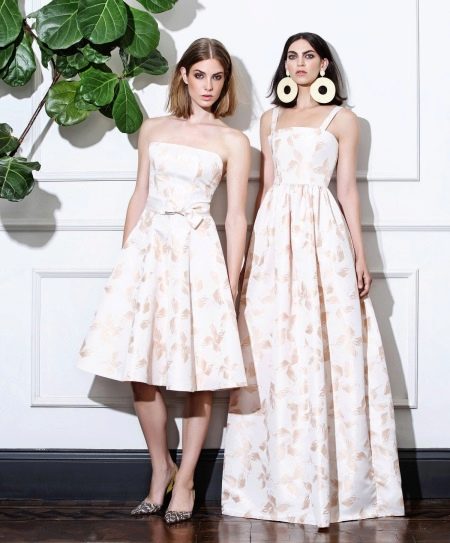 Short and long spring dresses