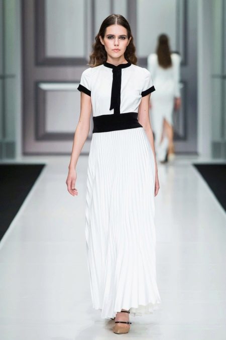 Autumn dress white