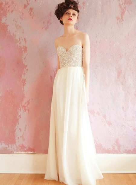Maxi bustier dress
