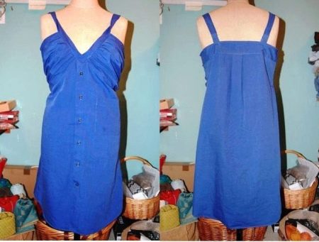 Sundress από ανδρικό πουκάμισο