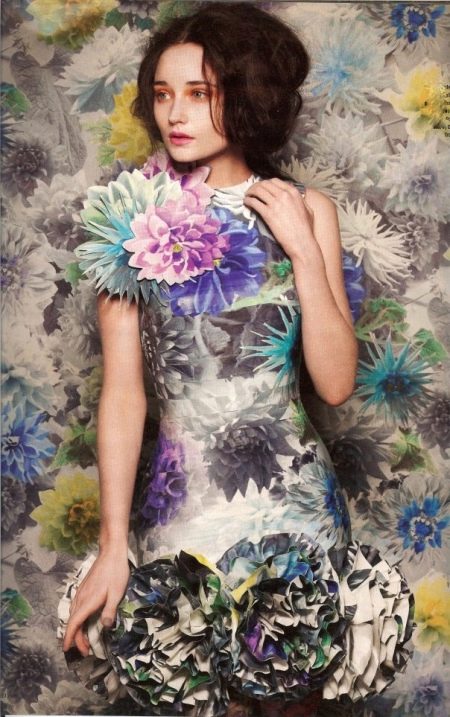 Wallpaper dress