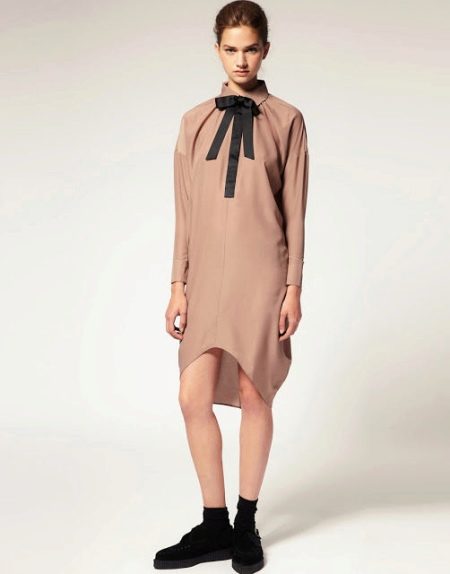 Straight cut bag dress