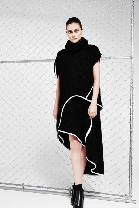 Woolen Hi-Lo dress