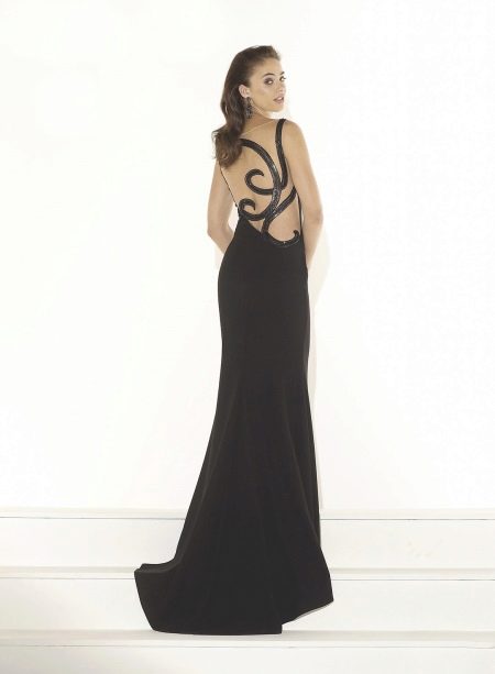 Patterned back dress