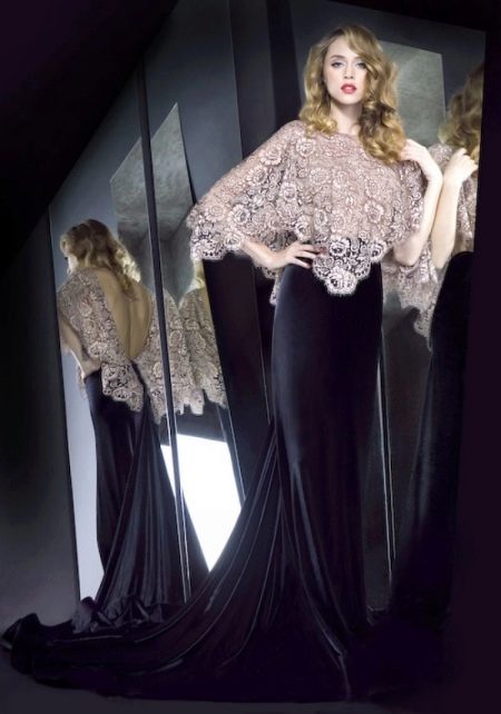 Closed back dress